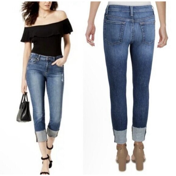 Joes Jeans 24 Blue Collector’s Edition The Smith Mid Rise Crop Cuff 24 - Picture 1 of 10